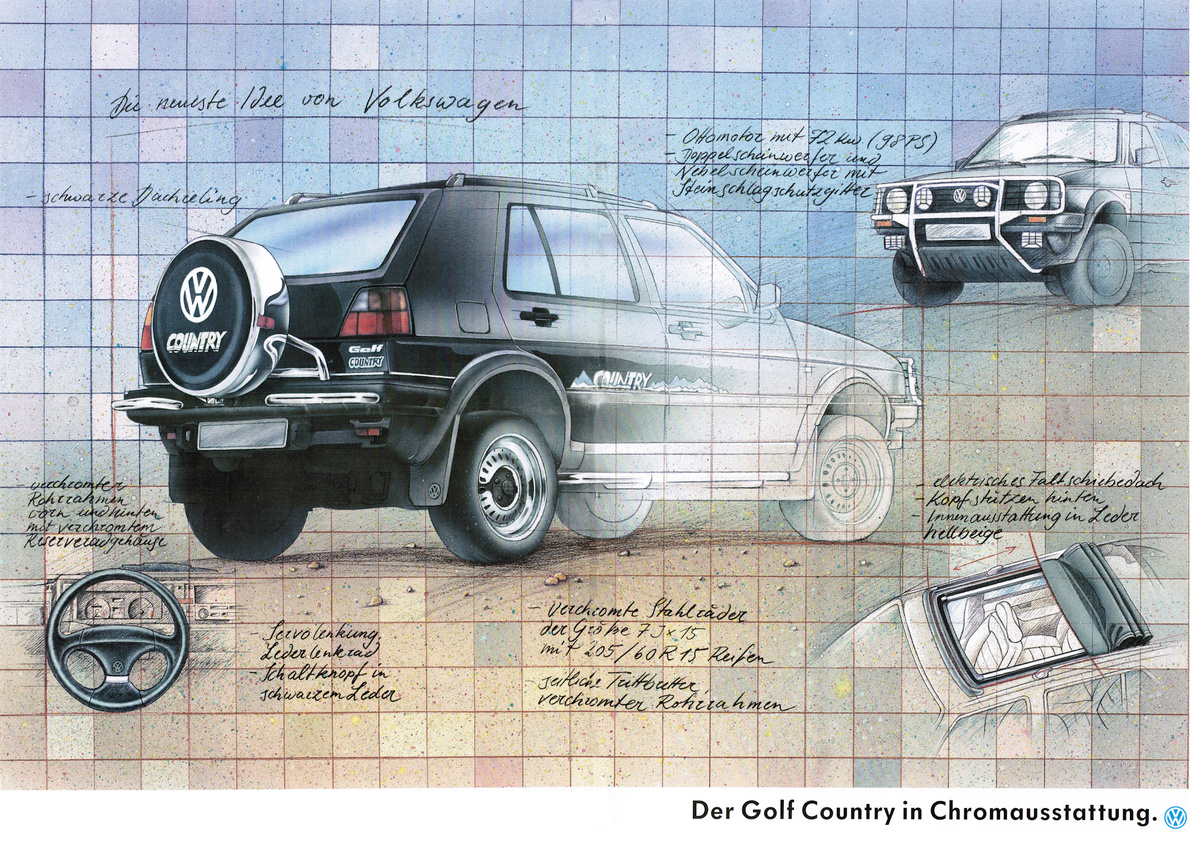 Концептуальные зарисовки автомобиля