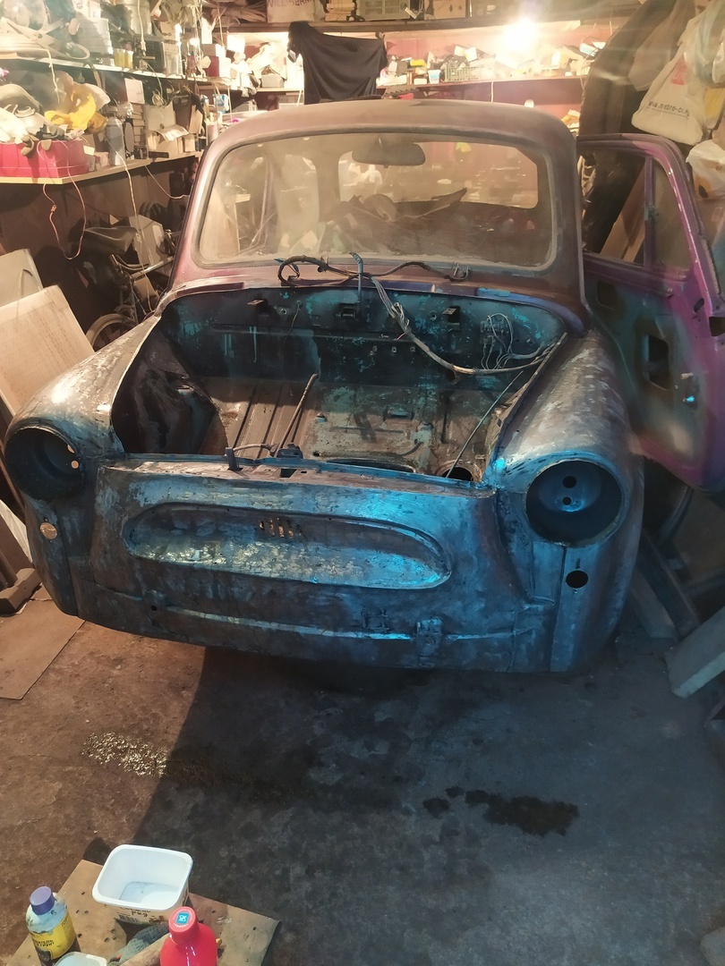 После обработки цинкарем