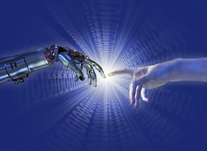 Человек и робот