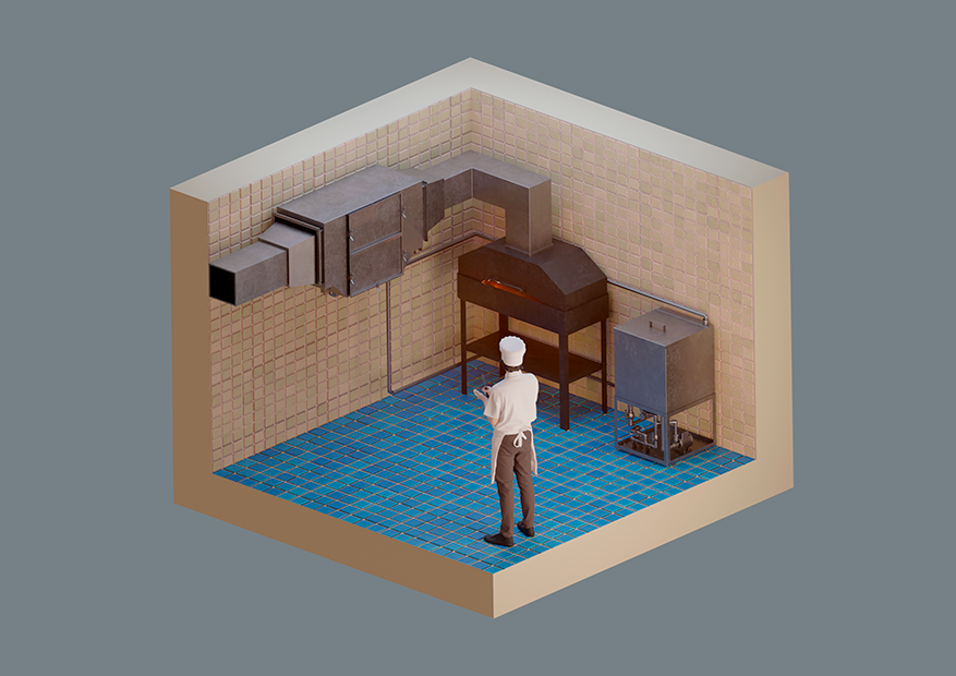 Горизонтальный гидрофильтр серии ГФ с баком-ресивером