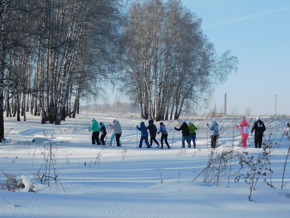    На Лыжне России в Искитимском районе 8 февраля. Фото Анны Зубаревой