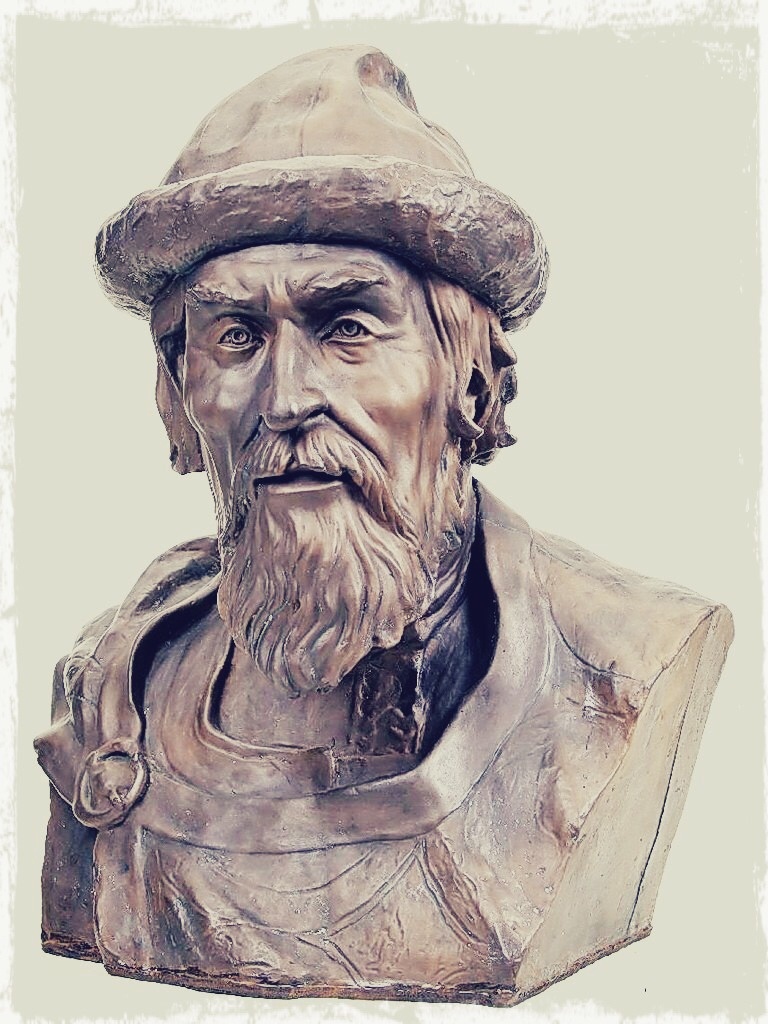 Князь Ярослав Мудрый. Реконструкция М.М. Герасимова по черепу из княжеского саркофага в Софийском Соборе в Киеве.