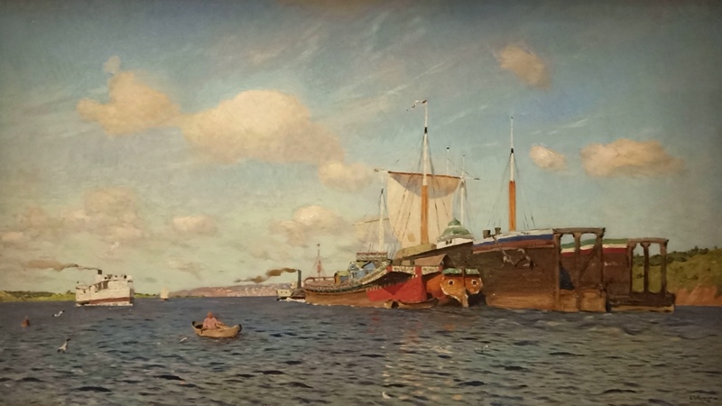 Исаак Левитан. Свежий ветер. Волга. 1895