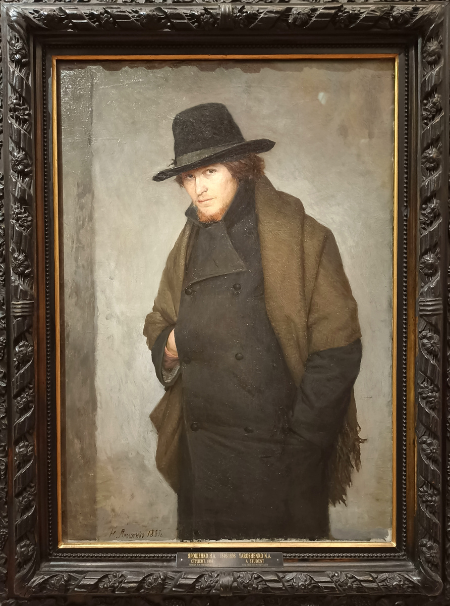 Николай Ярошенко. Студент. 1881