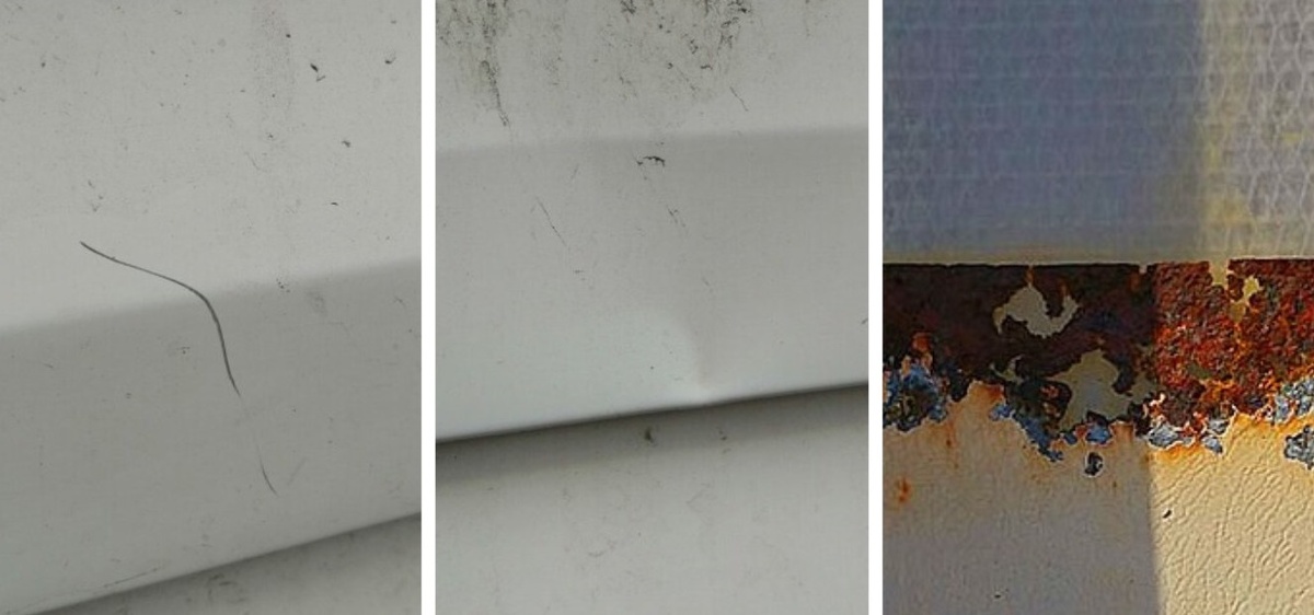 Примеры легких повреждений