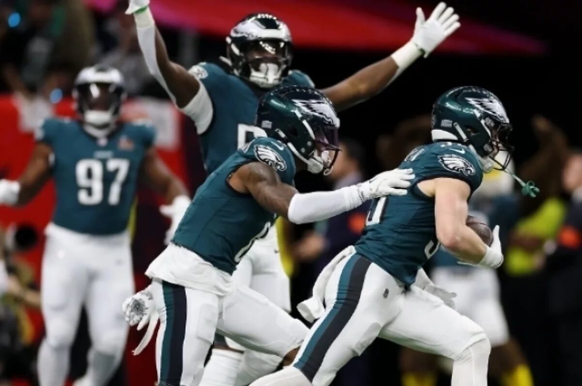    Клуб NFL «Филадельфия Иглз» во второй раз в истории выиграл Супербоул