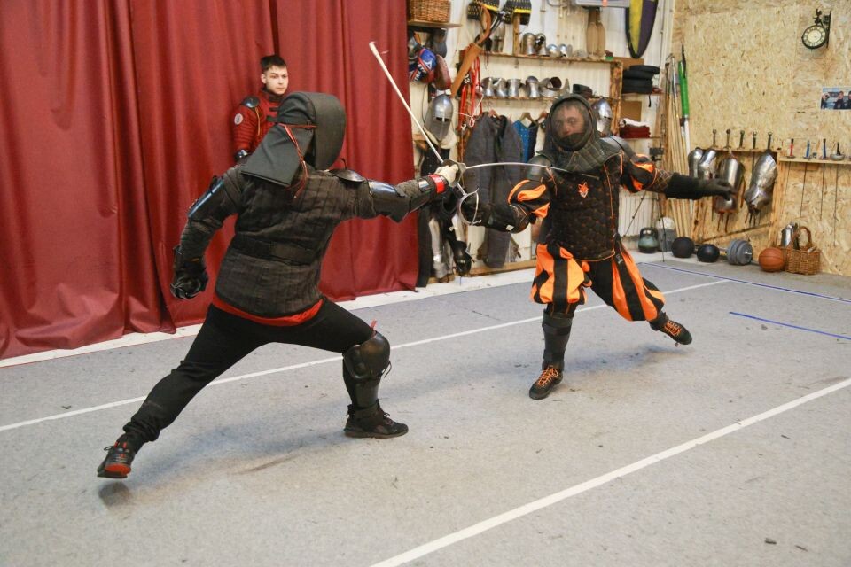    Турнир по историческому фехтованию, клуб "Стальной опоссум". Источник: Олег Укладов