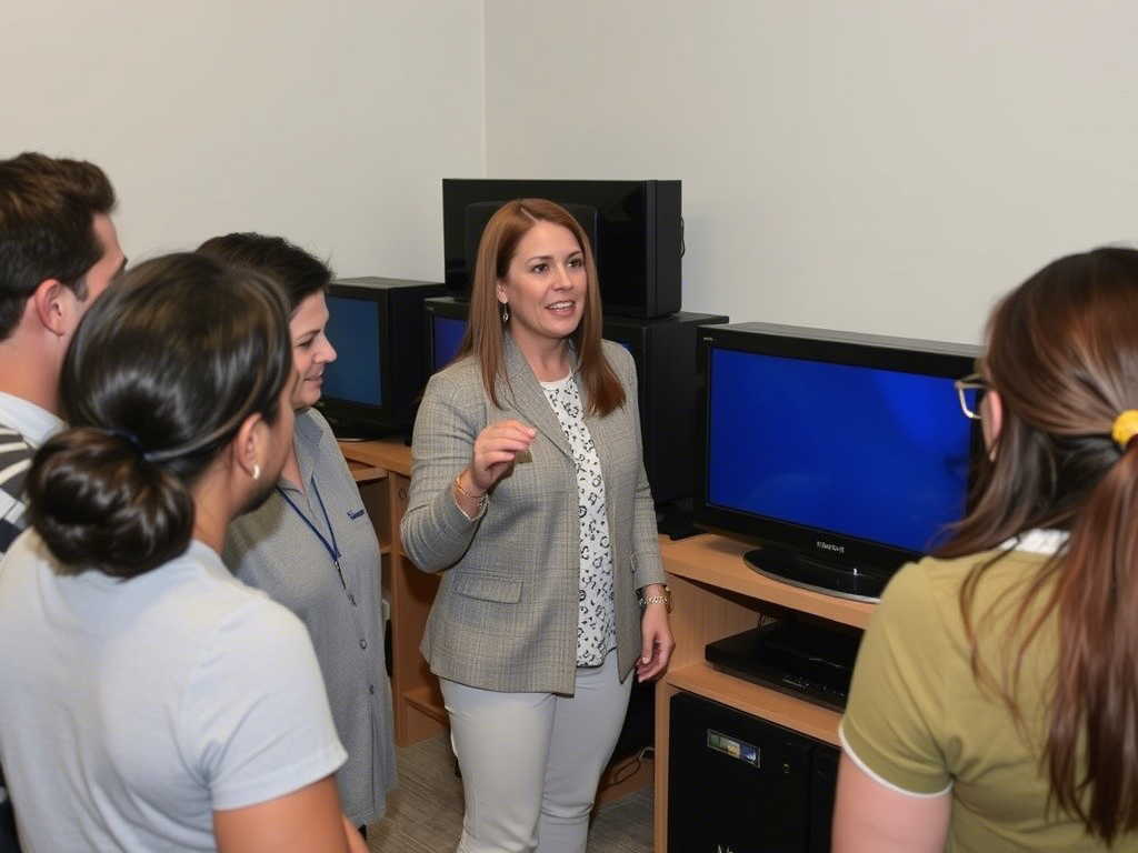 Блогер-эксперт обучает аудиторию включению телевизора на своём авторском курсе