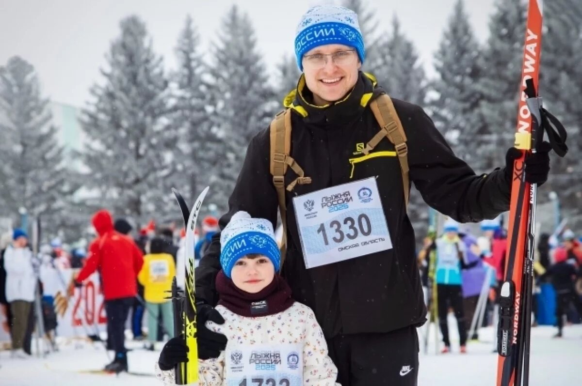    Омские специалисты «Газпромнефть-СМ» поддержали «Лыжню России»