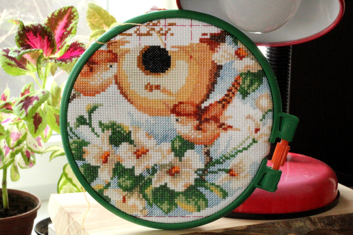 Мой вышивальный процесс