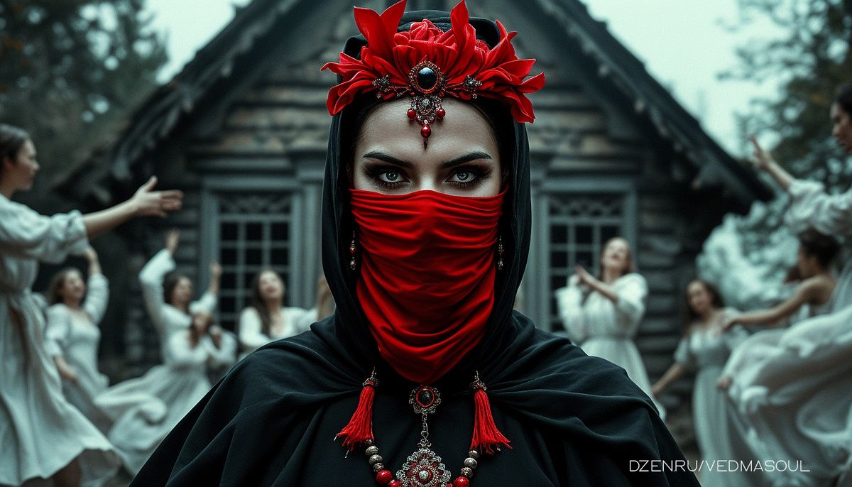 Авторское изображение @vedmasoul. Cгенерировано ИИ.  Зов Силы, обучение магии