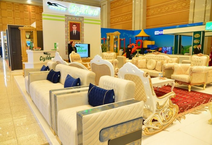 Выставка, приуроченная к 16-летию образования Союза промышленников и предпринимателей Туркменистана, 17-19 марта 2023 года, Ашхабад, Туркменистан. (Фото: TDH)