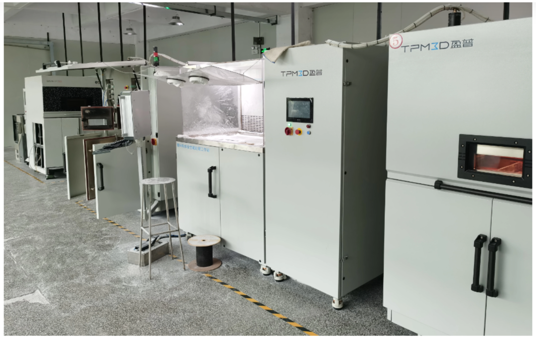 Реальное фото работающего оборудования в Китае