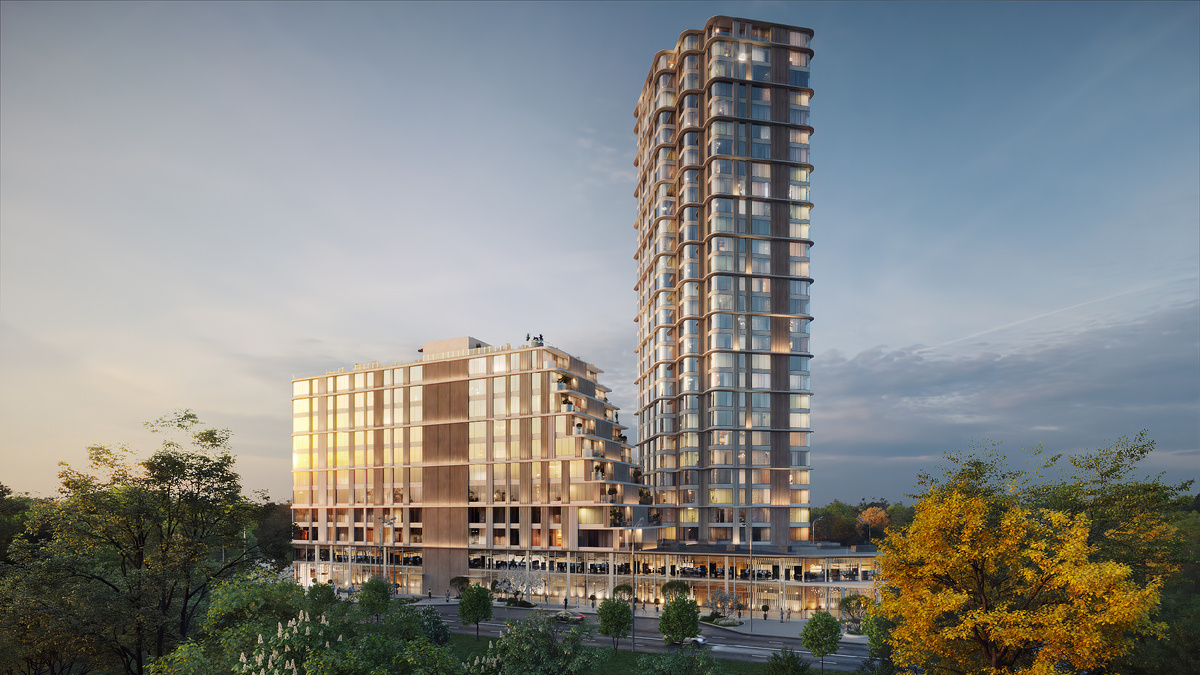 Прекрасный проект от October Group (те, кто строят King&Sons на Воробьевых Горах)