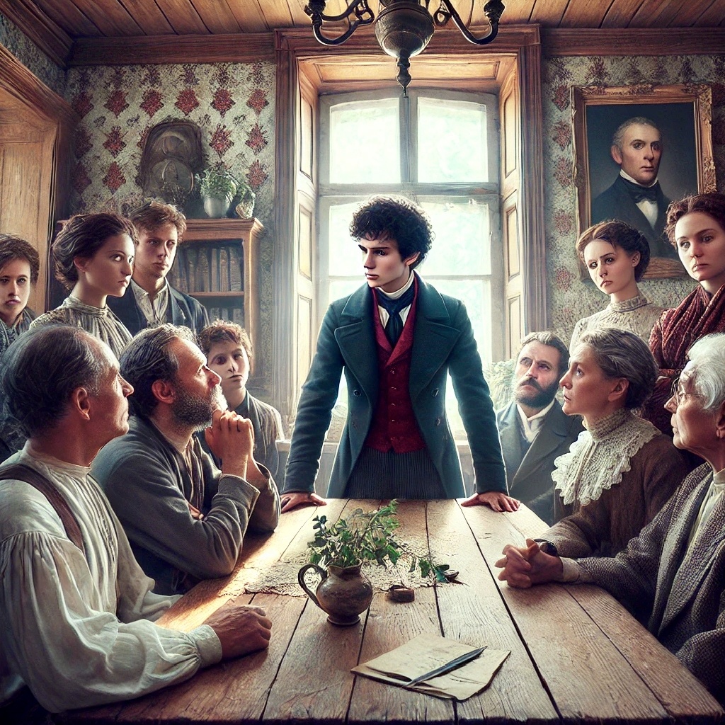 Вот оно, легендарное противостояние: строгий батя, разочарованный Андрей и атмосфера семейной драмы.