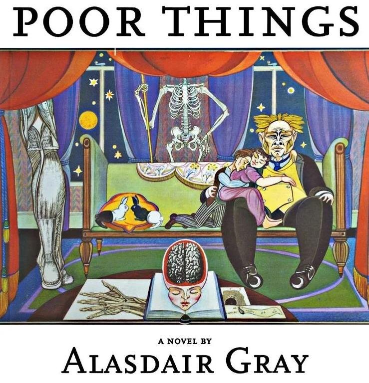 Иллюстрация обложки книги "Бедные-несчастные" Аласдара Грея