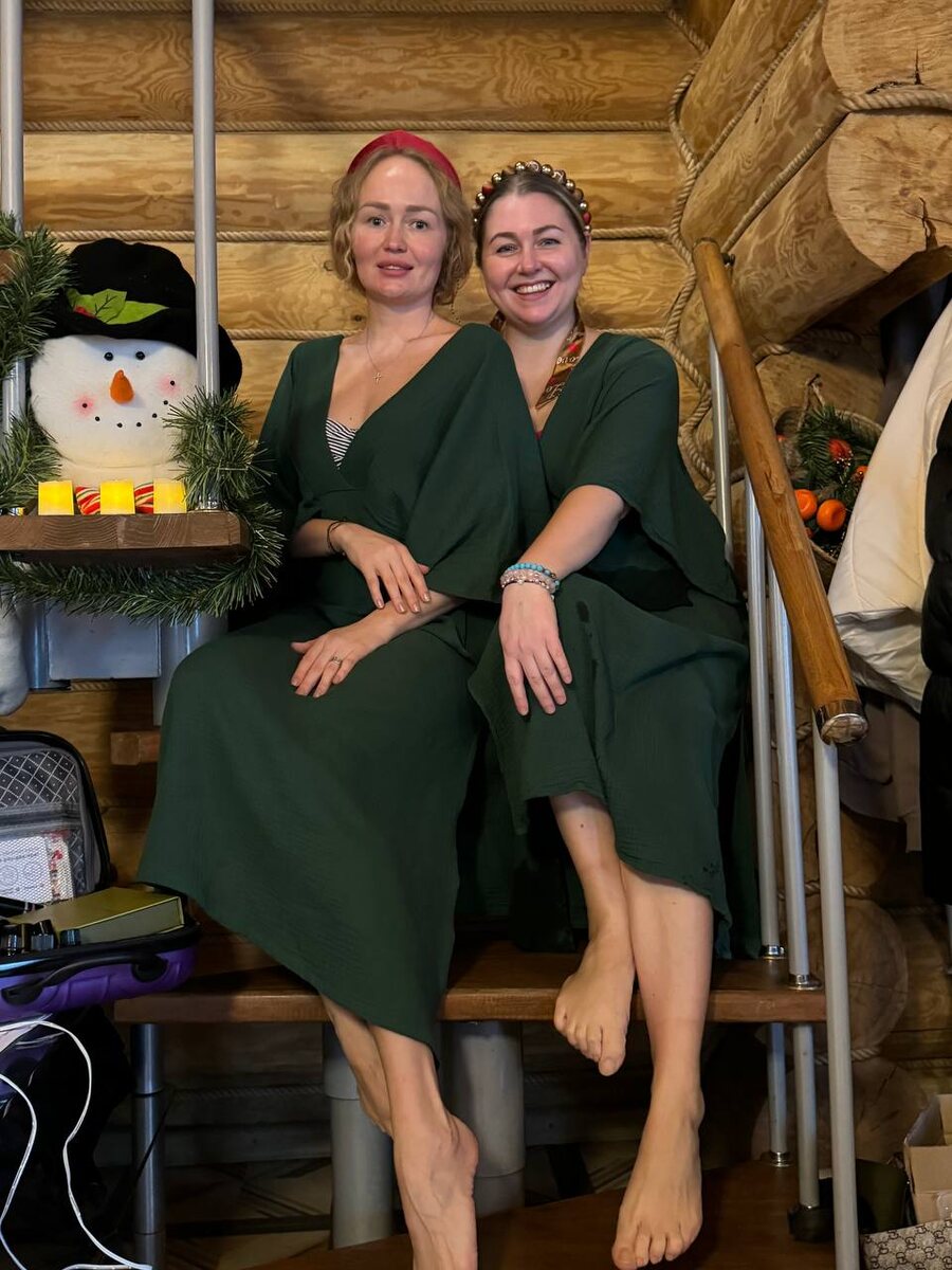 Эвелина и Настасья. Проект «По любви». Девочки организуют волшебные женские бани!