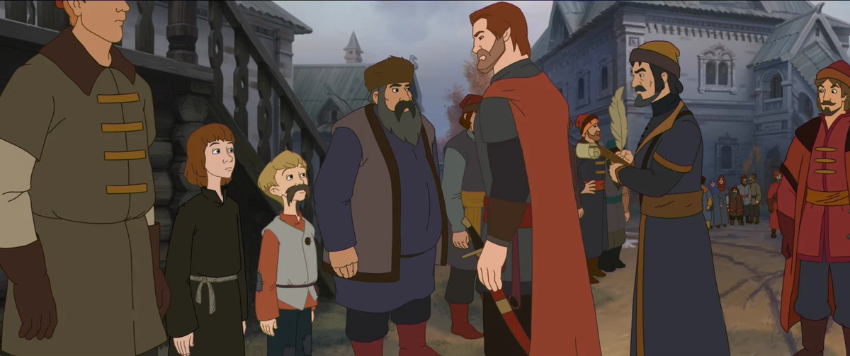 Кадр из анимационного фильма «Крепость. Щитом и мечом»