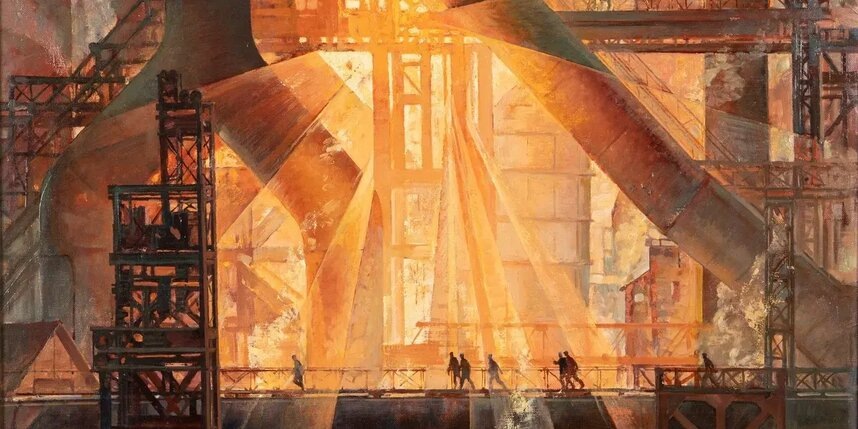    Е.В. Седухин. Симфония шестой домны. 1979. Из коллекции ЕМИИ.