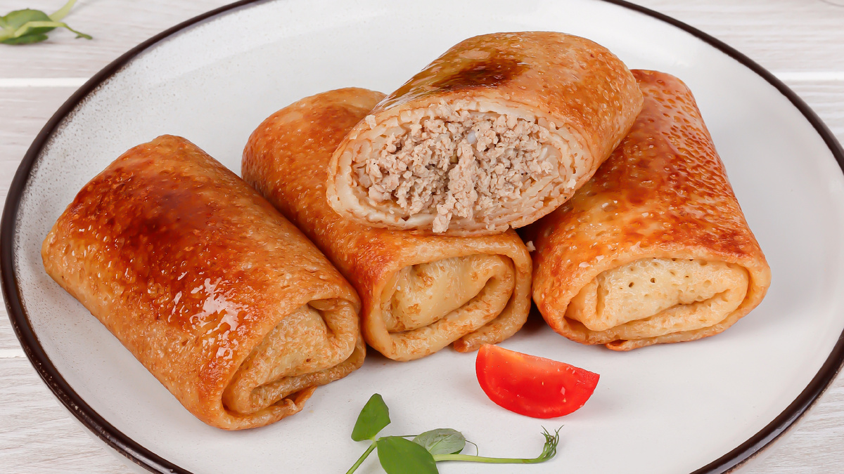 Блинчики с мясом ТМ «ЕРМОЛИНО»