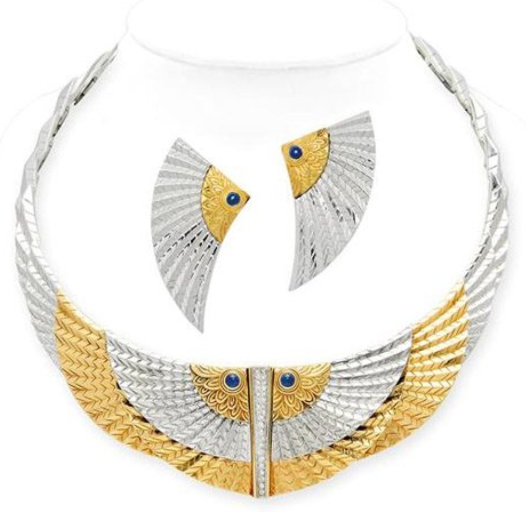 Колье и серьги. Эрте.