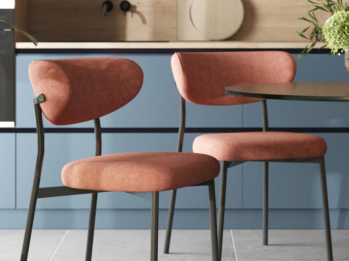 Стул обеденный Ayla коралловый, Stool Group (код товара 351859)