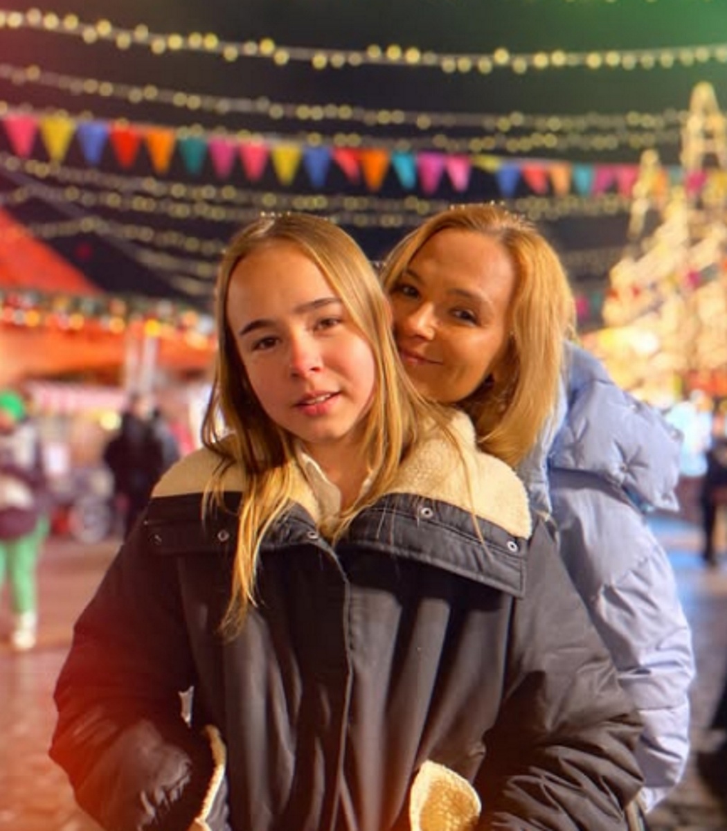 Марина Левкина с дочкой Вероникой. Фото: Global Look Press