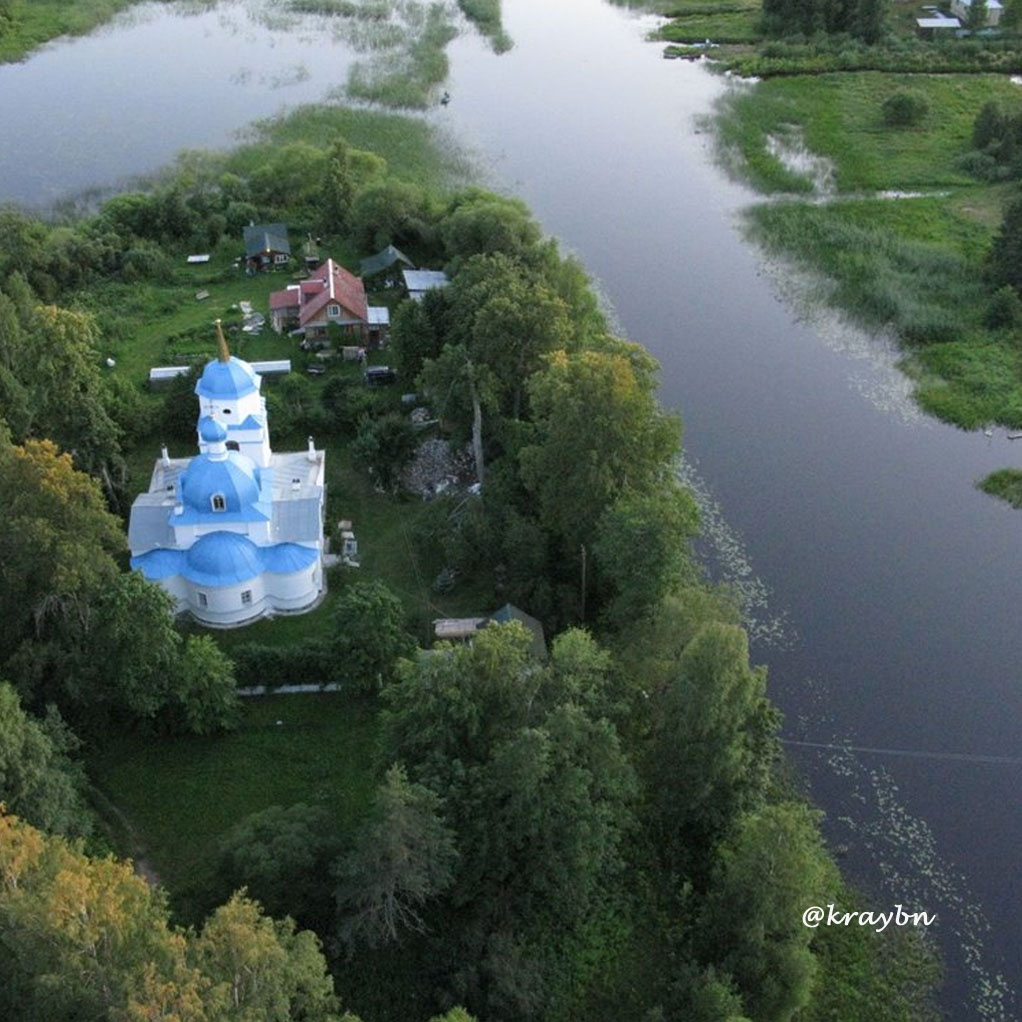 ЦЕРКОВЬ С ВЫСОТЫ ПТИЧЬЕГО ПОЛЕТА