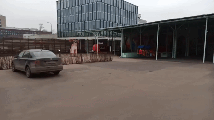 Пробежка по территории Винзавода.