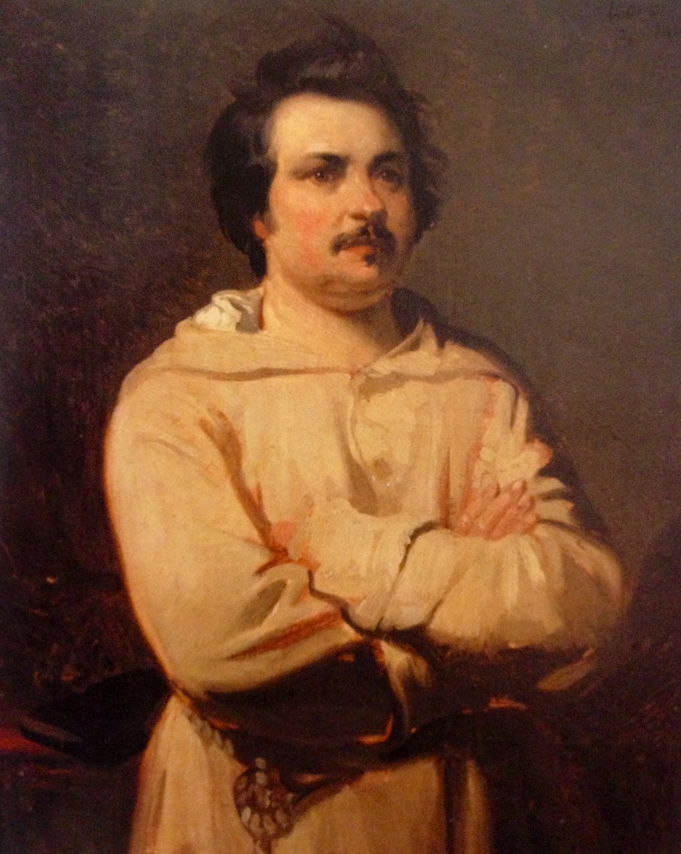 Луи Буланже, портрет Бальзака в монашеском одеянии. 1830-е гг.