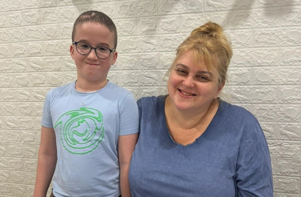 Степа со своей приемной мамой