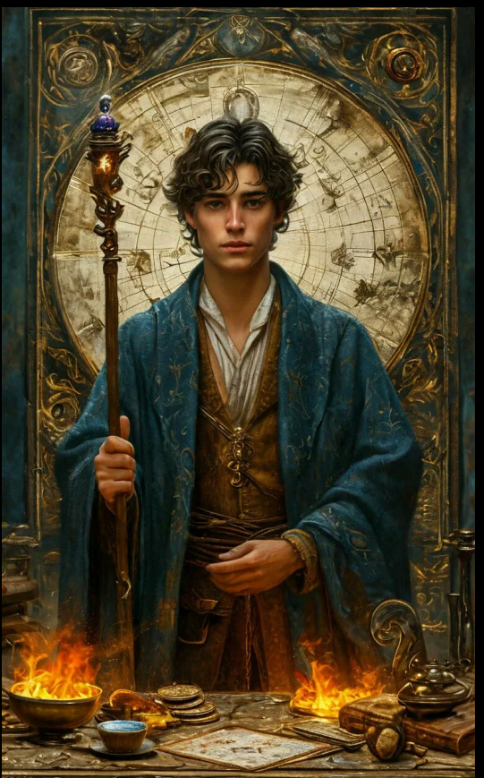 1-я энергия - это карта Мага в Таро