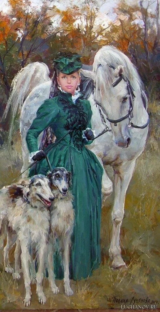 Полотно кисти Полины Лучановой с просторов интернета 