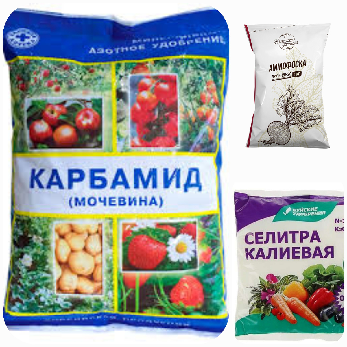 Азотные удобрения (фото из интернета)