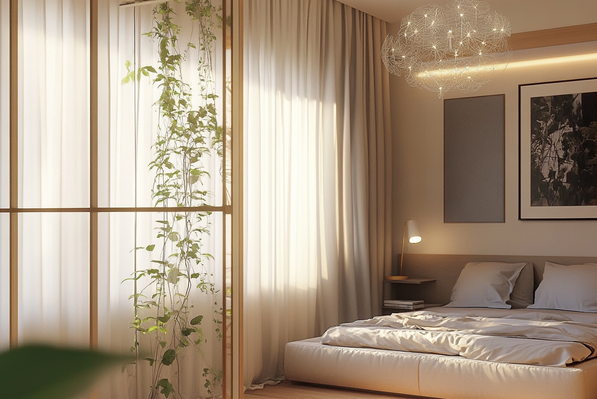 Вмаленьких квартирах зонирование играет важную роль