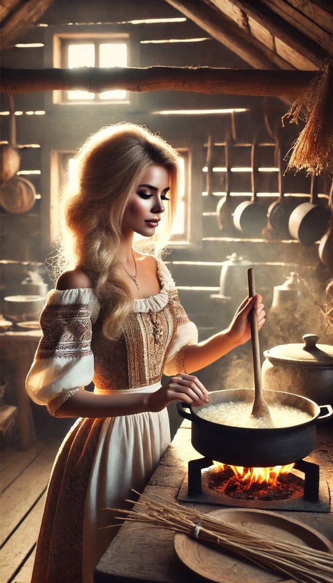 Варю кашу, как варили предки… Только они не знали, что через несколько веков кто-то будет обсуждать это в интернете. Надеюсь, они бы мной гордились.