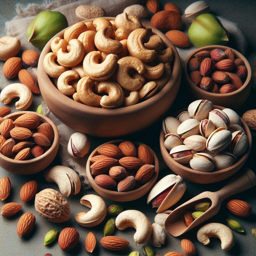 Орехи очень замечательно могут подойти для ПП-перекусов, для добавления в десерты, салаты, каши.