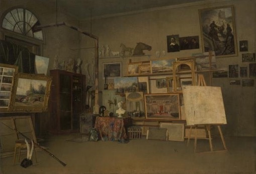 Неизвестный художник. Мастерская художника Ладюрнера