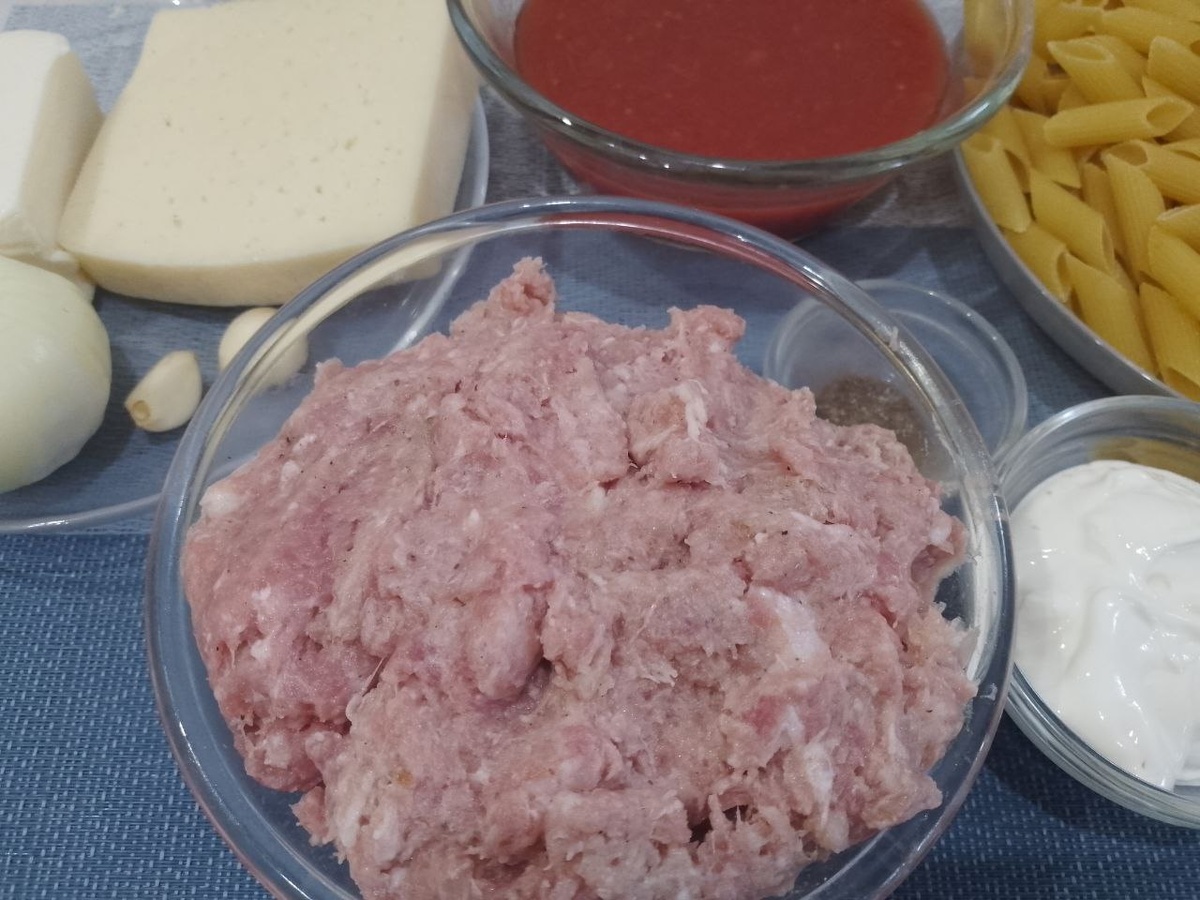 Ишгредиенты для приготовления запеканки