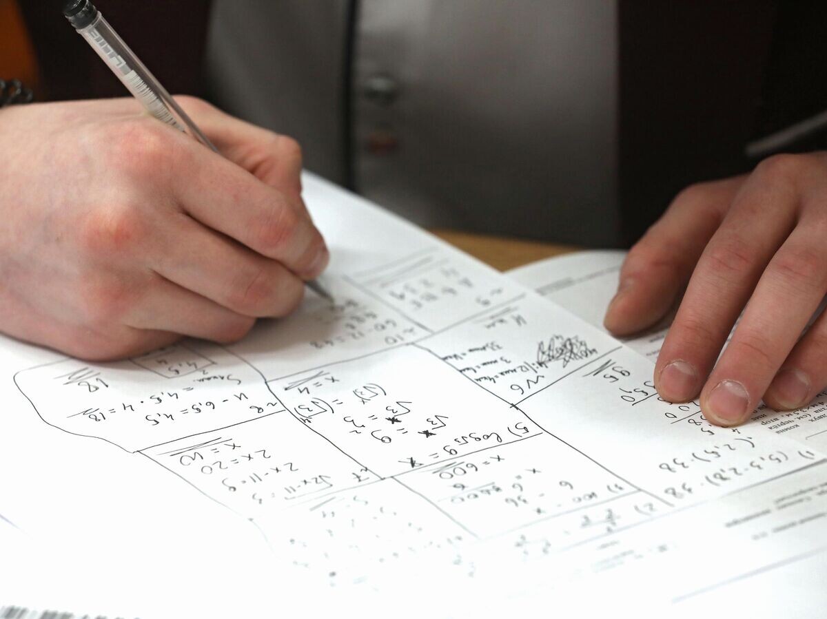    ЕГЭ по математике© РИА Новости / Илья Питалев