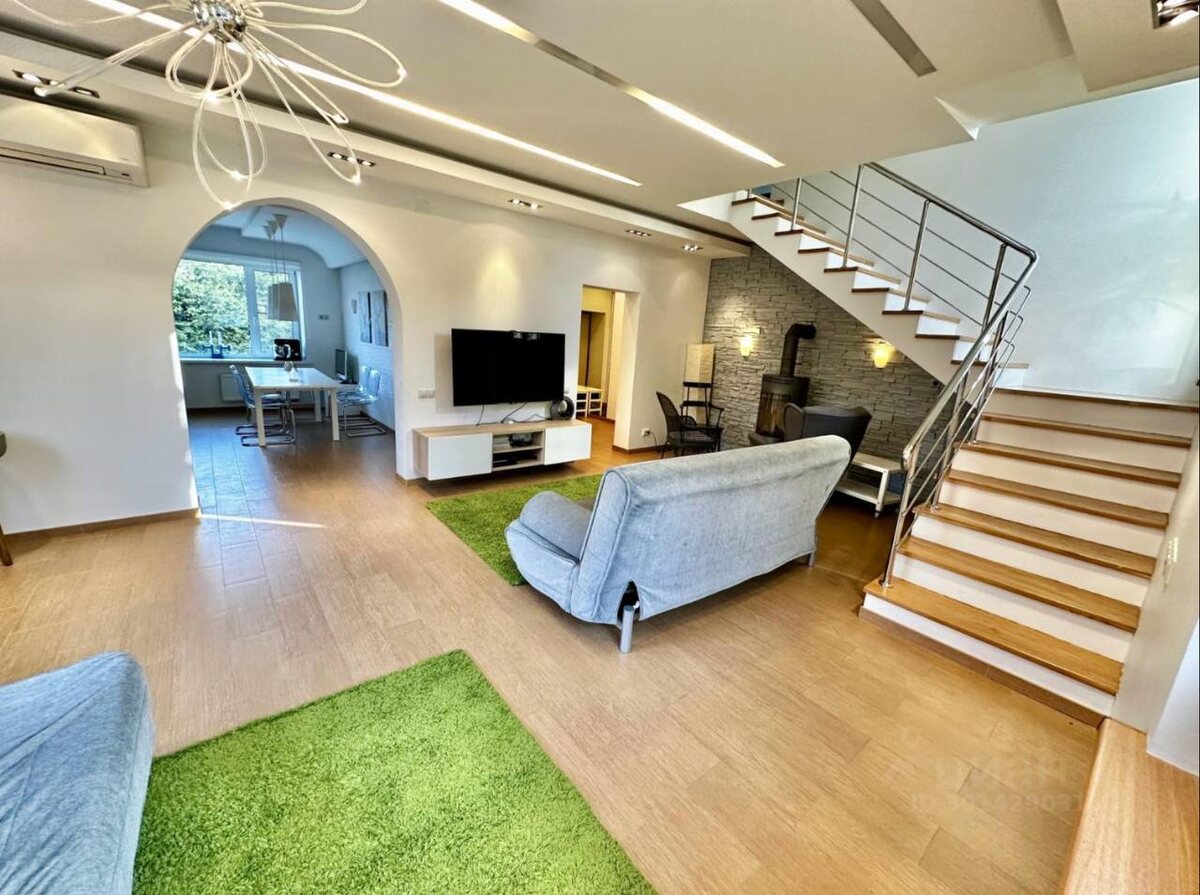 хоумстейджинг загородного дома первый этаж фото до