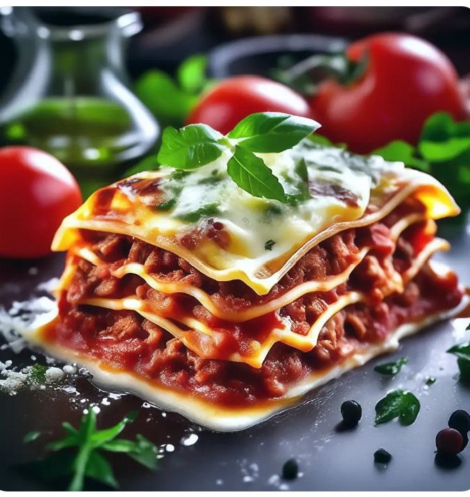 Ингредиенты:

- 500 гр. фарша
- 1 луковица
- 3 зубчика чеснока
- 2 ст.л. томатной пасты
- 400 мл. молока
- 800 гр. листов лазаньи
- 700 гр. помидоров в собственном соку
- 100 гр. твердого сыра
- соль, перец - по вкусу
- растительное масло для жарки

Приготовление:

1. На растительном масле обжарить мелко нарезанный лук и чеснок до золотистого цвета.
2. Добавить фарш и жарить, помешивая, до готовности мяса.
3. Добавить томатную пасту, перемешать, готовить еще 2 минуты.
4. Влить молоко, довести до кипения, посолить и поперчить по вкусу.
5. Отварить листы лазаньи до полуготовности в кипящей подсоленной воде.
6. В форму для запекания выложить листы лазаньи, сверху выложить фарш, помидоры в собственном соку, посыпать тертым сыром.
7. Повторять слои до тех пор, пока не закончатся ингредиенты. Последний слой должен быть из листов лазаньи.
8. Поставить лазанью в разогретую до 180 градусов духовку на 20-25 минут.
9. Готовую лазанью посыпать тертым сыром и запекать еще 5-7 минут, чтобы сыр расплавился.

Приятного аппетита!