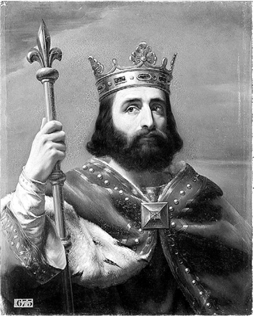 Луи-Феликс Амьель. Пипин Короткий. 1837. Версаль


