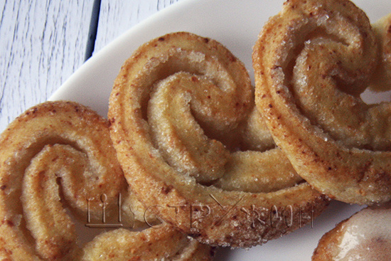 Берлинское печенье из творожного теста.