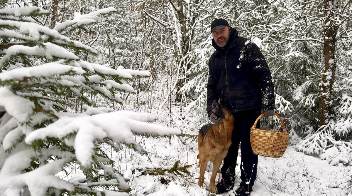 Из хижины вместе с Ноем мы отправились в зимний лес