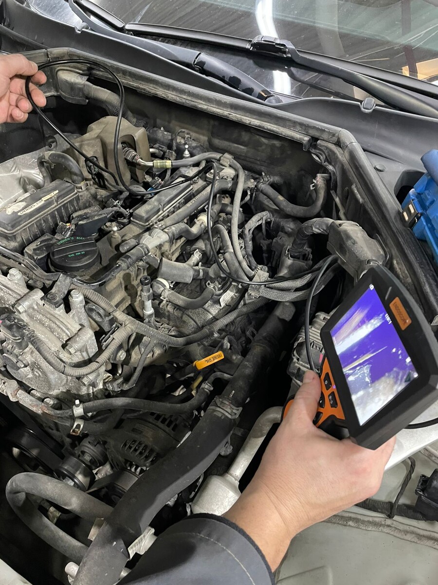 Диагностика двигателя Kia Stinger 