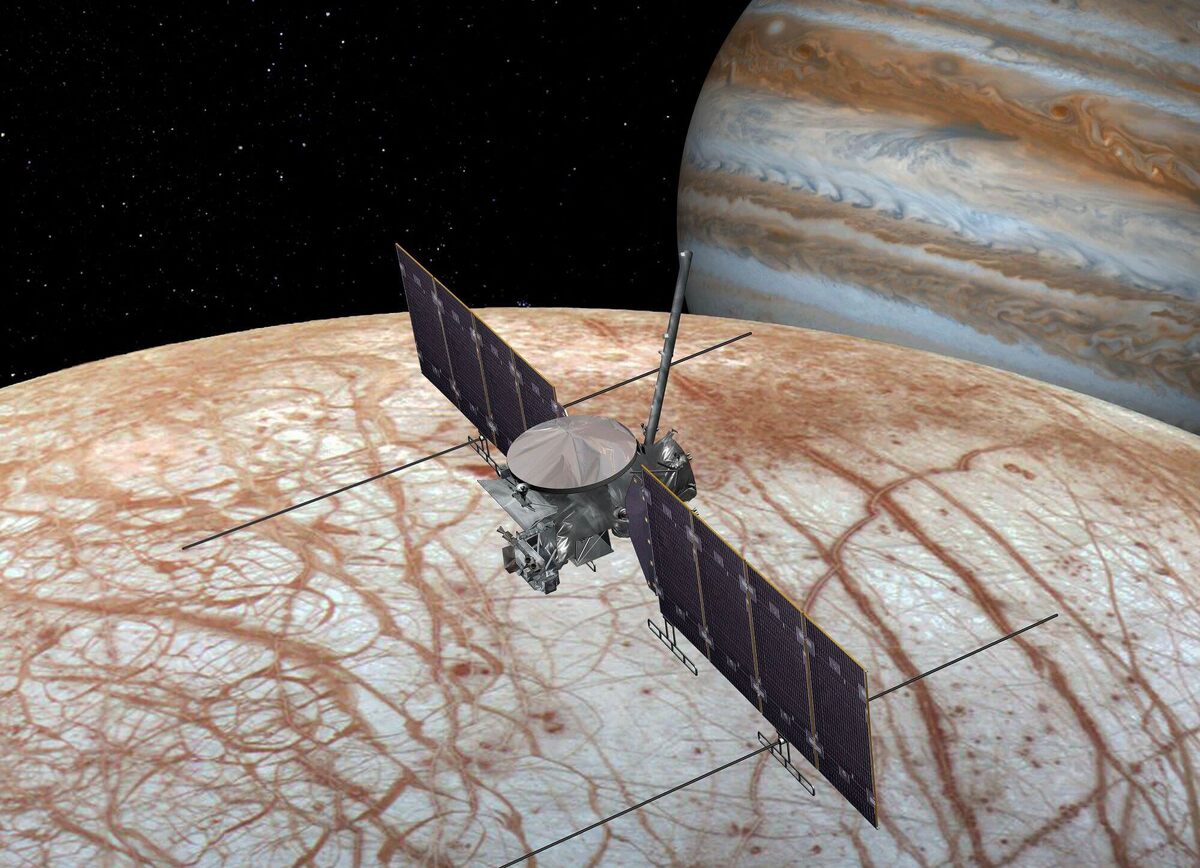 Художественное представление миссии Europa Clipper