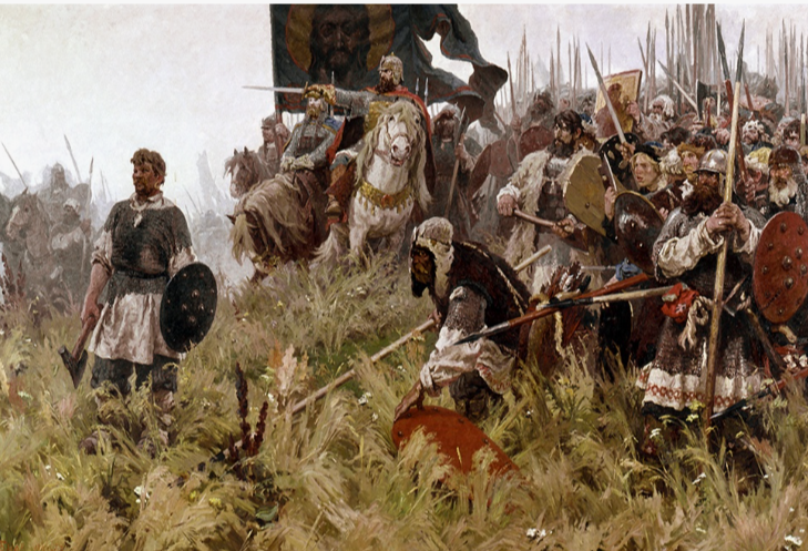 Утро на Куликовом поле.  Бубнов