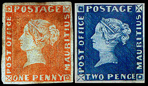 «Голубой Маврикий» и Розовый. 