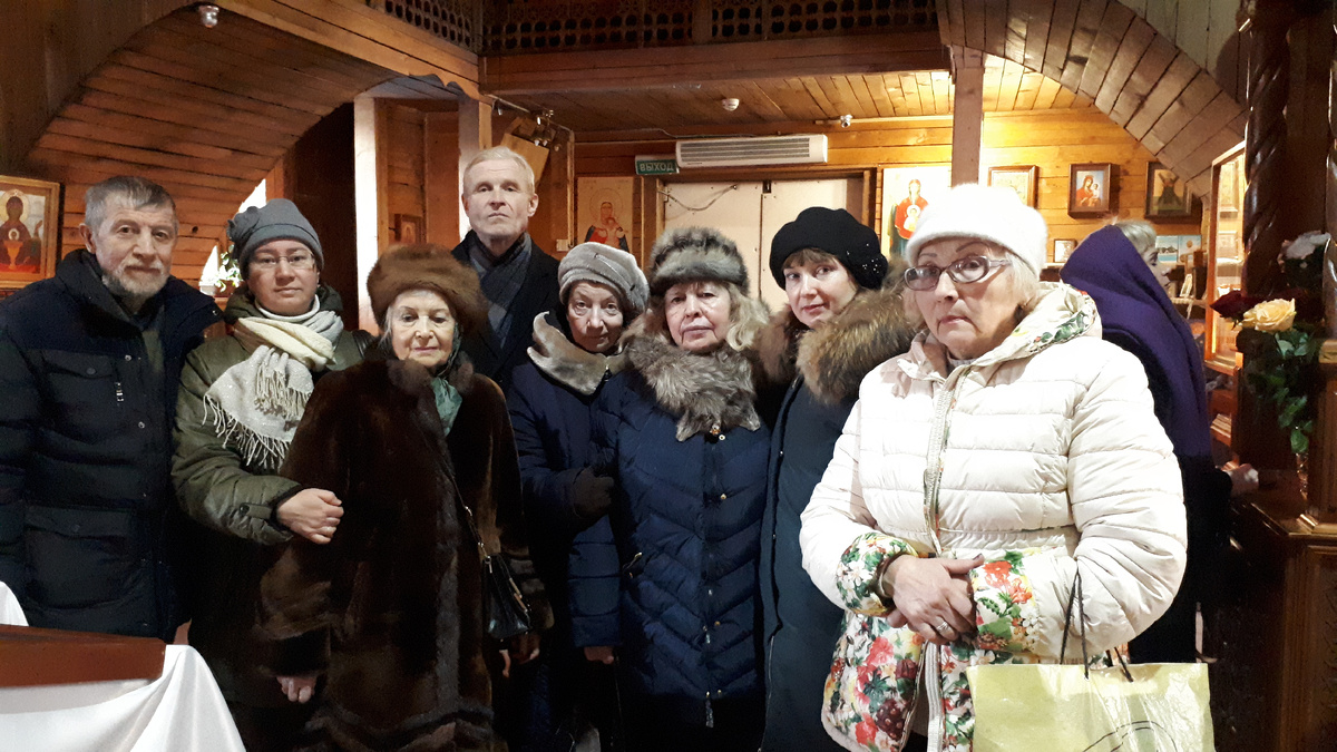 Посещение храма св. блж. Матроны Московской